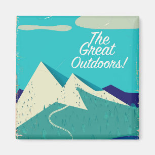 The Great Outdoors vintage poster Magnet