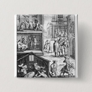 The Great Plague 15 Cm Square Badge
