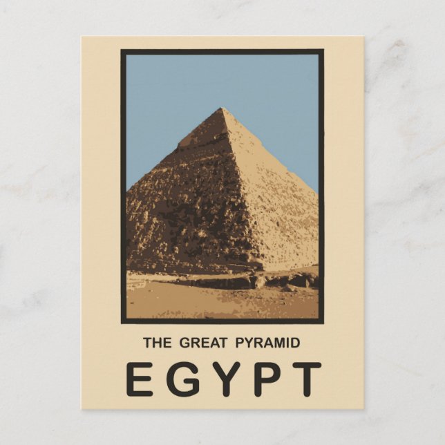 The Great Pyramid Egypt Postcard (Front)