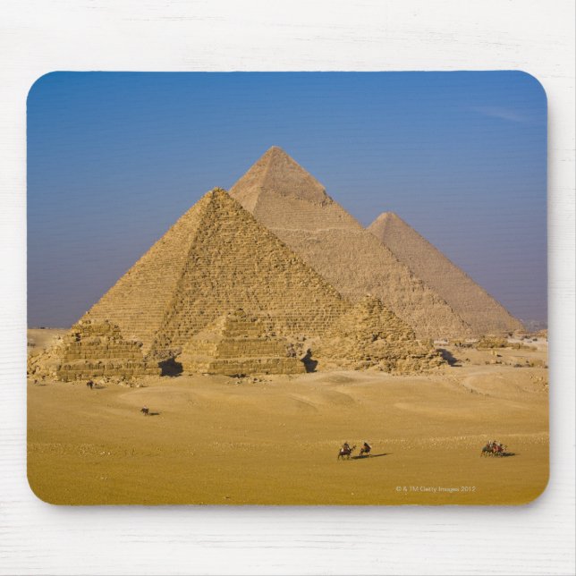 The Great Pyramids of Giza, Egypt Mouse Pad (Front)