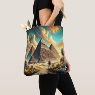 The Great Pyramids of Giza Egypt Travel Tote Bag
