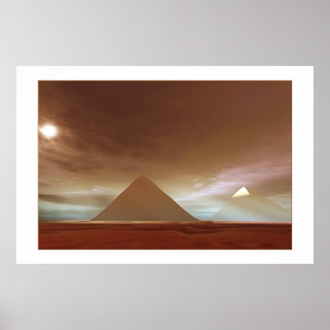 THE  GREAT  PYRAMIDS  PRINT (Front)