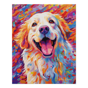 The Great Pyrenees Dog 004 - Zetton Ziana Poster