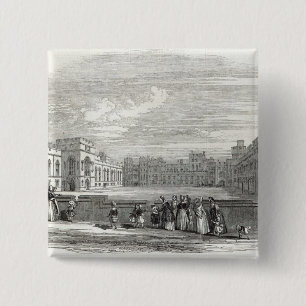The Great Quadrangle, Windsor Castle 15 Cm Square Badge