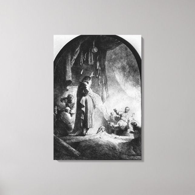 The Great Raising of Lazarus Canvas Print (Front)