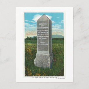 The Great Ravine of the Saratoga Battlefield Postcard