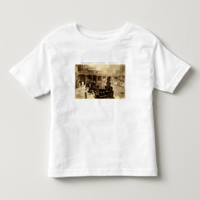The Great Roman Bath, Bath (b/w photo) Toddler T-Shirt (Front)