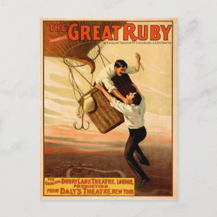 The Great Ruby, 1899 Postcard