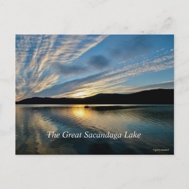 The Great Sacandaga Lake Post Card (Front)