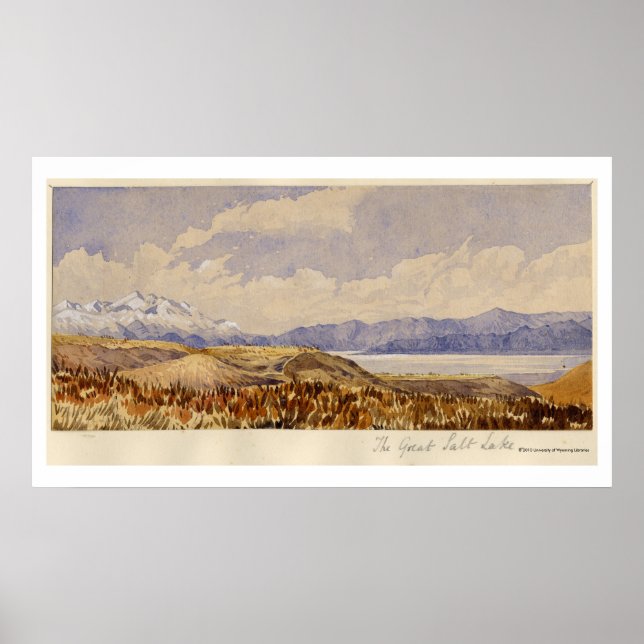 The Great Salt Lake, Utah Poster (Front)