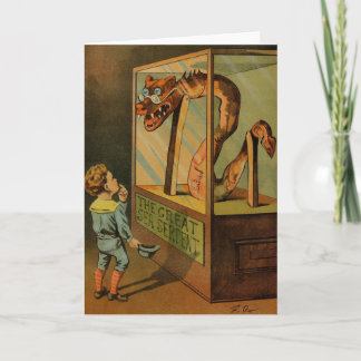 "The Great Sea Serpent" Greeting Card