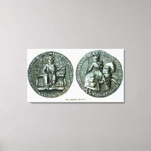 The Great Seal of Edward I Canvas Print