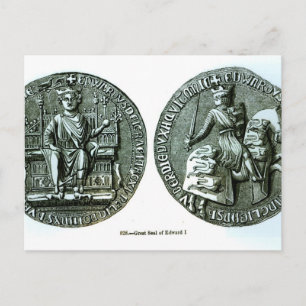 The Great Seal of Edward I Postcard