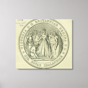 The Great Seal of New Zealand Canvas Print