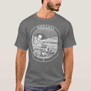 The Great Seal of the State of Montana wht T-Shirt