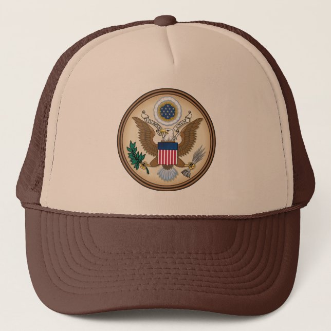 The Great Seal of the United States of America. Trucker Hat (Front)