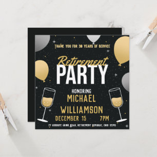 The Great Send‑Off Retirement Party Invitation