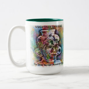 The Great Serpent Mound Of Ohio Java Mug