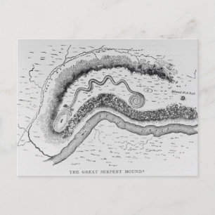 The Great Serpent Mound Postcard