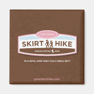 The Great Skirt Hike Magnet