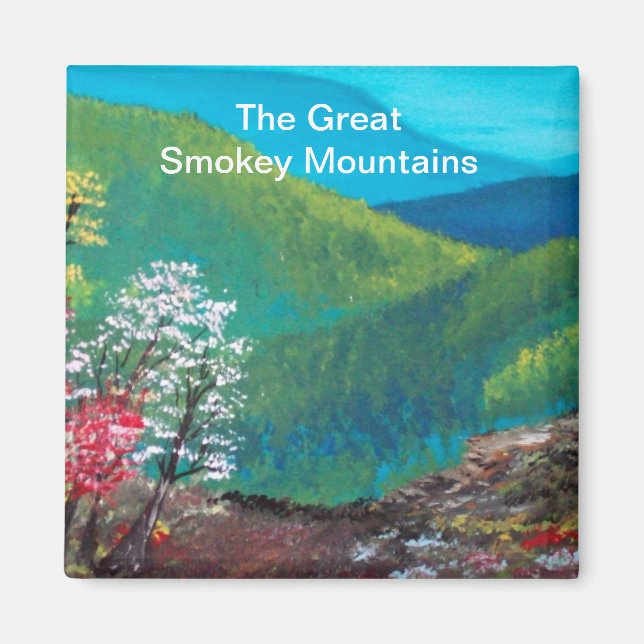 The Great Smokey Mountains Magnet (Front)