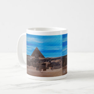 The Great Sphinx and the Pyramid of Khafre Coffee Mug