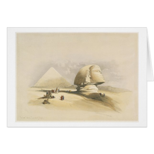 The Great Sphinx and the Pyramids of Giza, from "E (Front Horizontal)