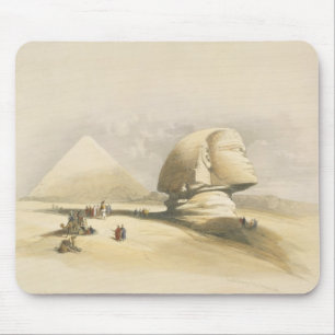 The Great Sphinx and the Pyramids of Giza, from "E Mouse Pad