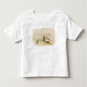 The Great Sphinx and the Pyramids of Giza, from "E Toddler T-Shirt