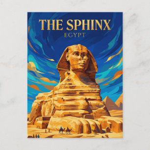 The Great Sphinx Egypt Postcard