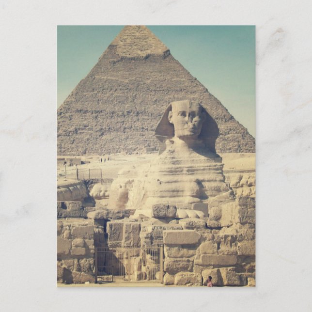 The Great Sphinx of Giza Postcard (Front)