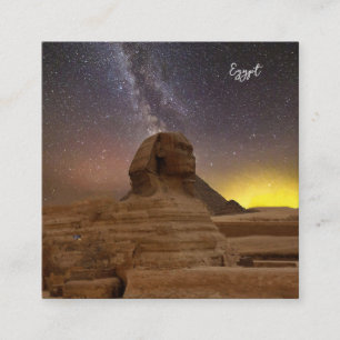 The Great Sphinx Of Giza Square Business Card