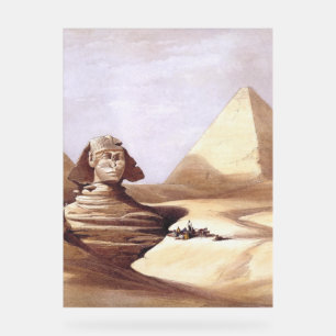 The Great Sphinx, Pyramids of Giza Acrylic Sign