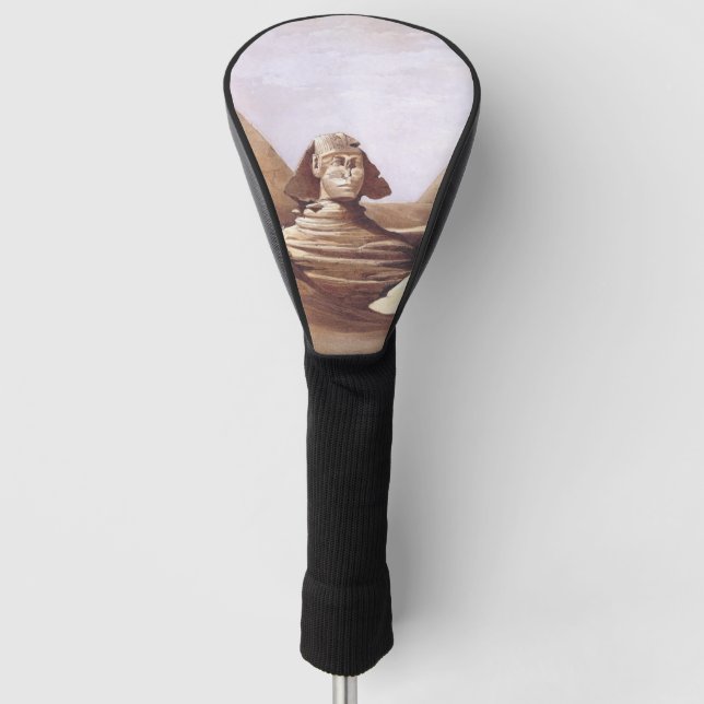 The Great Sphinx Pyramids of Giza Ancient Egyptian Golf Head Cover (Front)