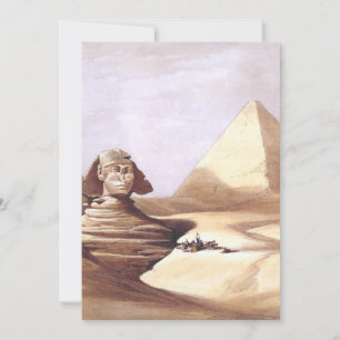 The Great Sphinx, Pyramids of Giza Invitation