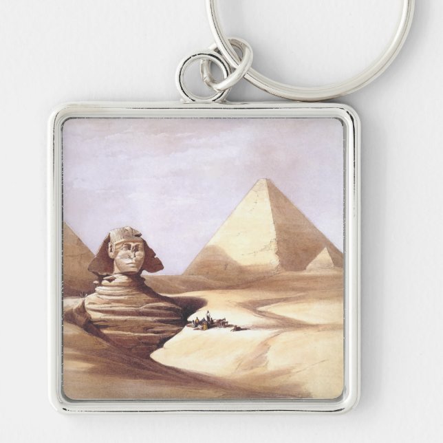 The Great Sphinx, Pyramids of Giza Key Ring (Front)
