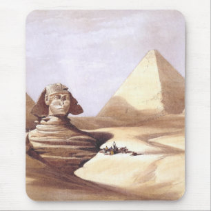 The Great Sphinx, Pyramids of Giza Mouse Pad