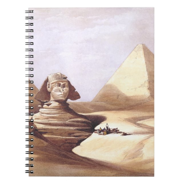 The Great Sphinx, Pyramids of Giza Notebook (Front)