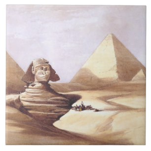 The Great Sphinx, Pyramids of Giza Tile