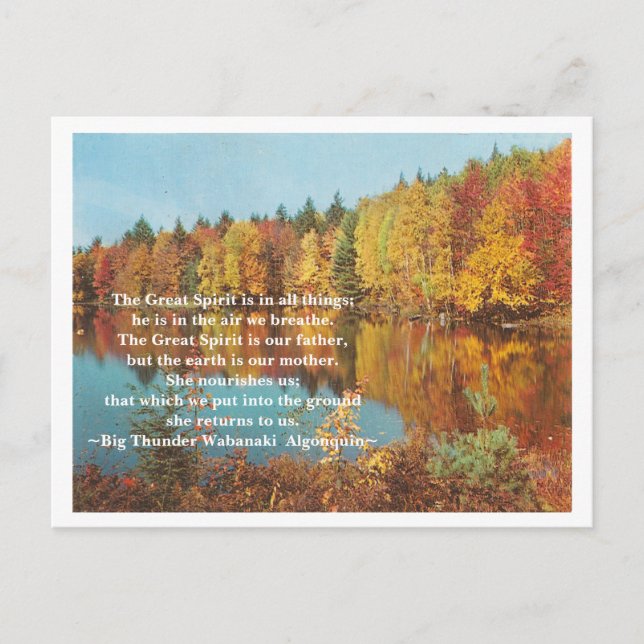 The Great Spirit Postcard (Front)