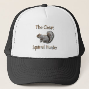 The Great Squirrel Hunter grey Trucker Hat