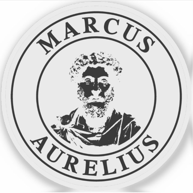 The Great Stoic Marcus Aurelius (black) (Front)
