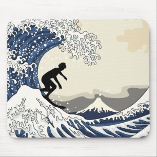 The Great Surfer of Kanagawa Mouse Pad