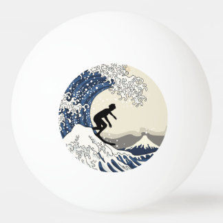 The Great Surfer of Kanagawa Ping Pong Ball