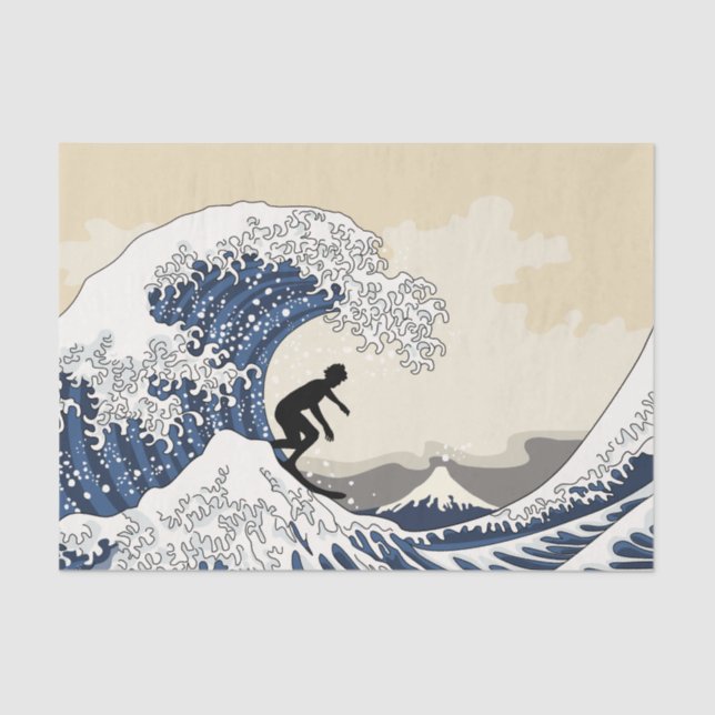 The Great Surfer of Kanagawa Tissue Paper (Front)