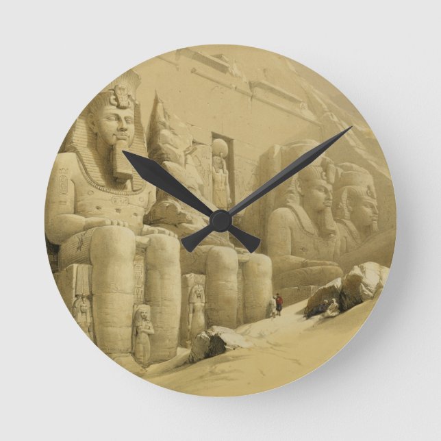 The Great Temple of Abu Simbel, Nubia, from "Egypt Round Clock (Front)