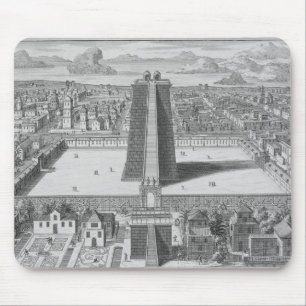 The Great Temple of Vitsliputsli in Mexico City, i Mouse Pad