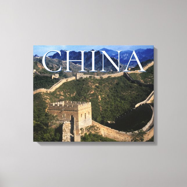 The Great Wall | Jinshanling, China Canvas Print (Front)