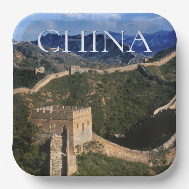 The Great Wall | Jinshanling, China Paper Plate (Front)
