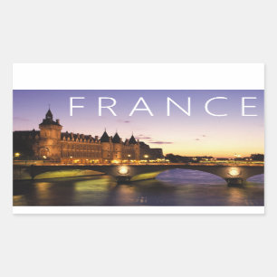 The Great Wall Jinshanling, China Rectangular Sticker